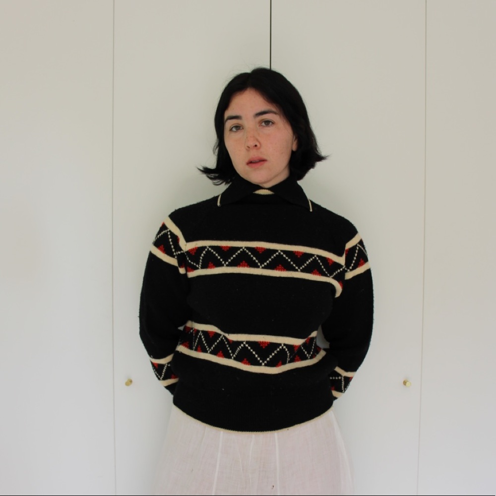 1940’s Wool High Collar Sweater xs/s